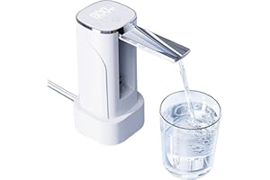 FUREINSTORE Distributeur d'eau automatique rechargeable USB avec écran LED – Pompe électrique portable et légère idéale pour le camping, les voyages, la maison, le plein air