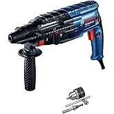 Bosch Professional Martillo Perforador GBH 240 (con SDS plus, 790 W, con Empuñadura Auxiliar, Tope de Profundidad de 210 mm, 