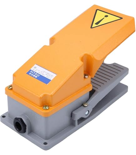 Pédale Foot Switch Cntd CFS-302 15A 250V Aluminium - Interrupteur Pied CNC Soudure
