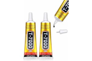 ALECPEA Upgrade T-7000 Black Adhesive Glue - 2PCS 15ml | High-Performance Waterproof Adhesive for Precision Repairs, Perfect for Phone, Electronics, Jewelry, and Crafts