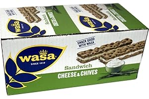 BARILLA DEUTSCHLAND GMBH WASA Sandwich Cream Cheese & Chives, 24 x 37g (Sandwiches mit Frischkäse und Schnittlauch)