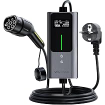 Chargeur Voiture Électrique VDL POWER 11KW - Type 2 - Câble 5m - IP65 - Écran LCD