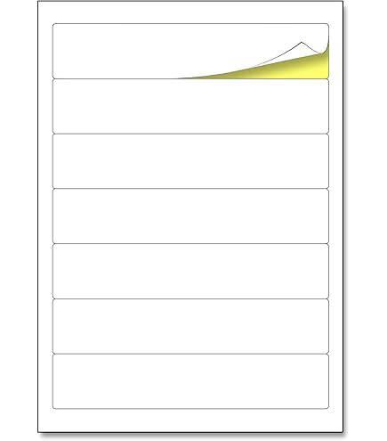 Avery Permanent File Folder Labels, 3-1/2" X 1/3", White, 70 Pack (2327