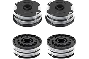 JAMSSOW Bobine Tagliaerba Compatibili con Parkside TLP-01,Filo Tagliabordi Bobine Adatto per Parkside PRTA 20-Li C3, A1, B1, B2, PRT 550 A1, A2, A3, A5, B6, PRT 300 A1,Lunghezza 10m,Ø1,6mm(4 bobine)