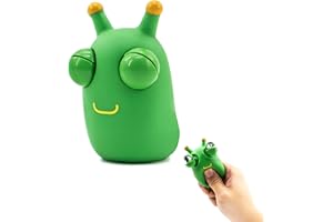 Zayin Green Bug Toys Popping Out Eyes Squeeze Fun Children's Sensory Fidget Toys Used to Relieve Stress,Anxiety,Autism Toy Christmas Birthday Gift