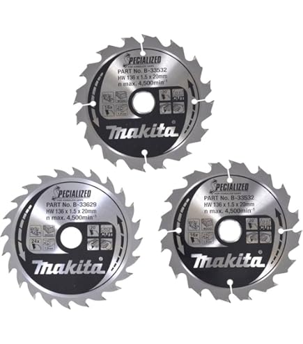 Lama Circolare CMT 136mm Per Legno - 18 Denti Con Rivestimento Antiaderente - Foto 12