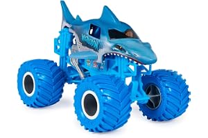 MONSTER JAM - Monster Truck MEGALODON OFFICIELL - Metallleksaksbilar skala 1:24-6066675 - Barnbilar - Barnleksaker 3 år