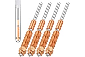 AXFEE K1C munstycken 0,4 mm, 4 stycken 3D-skrivarmunstycken av härdat stål
