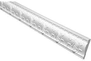 MARBET DESIGN 20 Metri Profili Parete Profili Decorativi in Polistirolo Bordi Decorazione 17x75mm, B-17