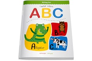 Capital Letters ABC: Write and practice Capital Letters A to Z book for kids (Writing Fun)