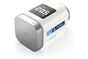 Bosch Smart Home Heizkörperthermostat II [+M], smartes Thermostat, Flexible Nutzung im Bosch Smart Home System oder herstellerübergreifend in Matter Systemen