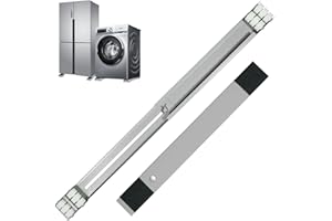 DATEFUN Carrello Lavatrice Regolabile - Ruote per Mobili con Freno - Base per Lavatrice Asciugatrice, Frigorifero - Capacità di Peso 300 kg Lunghezza 46-71.5 CM (Grigio)