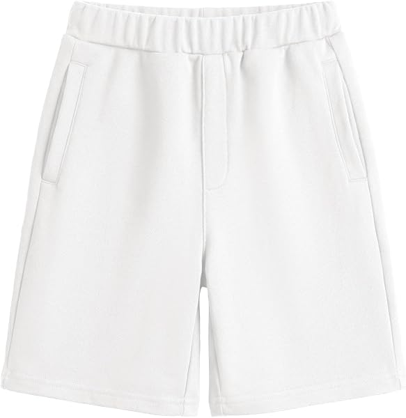Haloumoning Pantalones cortos de verano para niño, elásticos, bermudas, elásticos, con bolsillos - 1