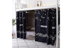 LONTG Bettvorhang Hochbett Kinder Etagenbett Vorhang Bettvorhänge Schlafzimmer Betthimmel Mädchen Jungen Bettzelt Schlafsaal Bett Vorhänge Cartoon Schlafzelt Kinderzimmer Bett Zelt Umrandung 2x1.15m (LxH)