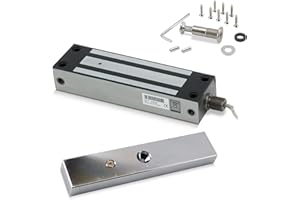 AMALOCKS SecureMyDoor IP67 Weather Resistant External Magnetic Lock | Fail Safe Access Control Maglock | 1500lbs Holding Force | Stainless Steel | Ideal for Outdoor Use for Door or Gate