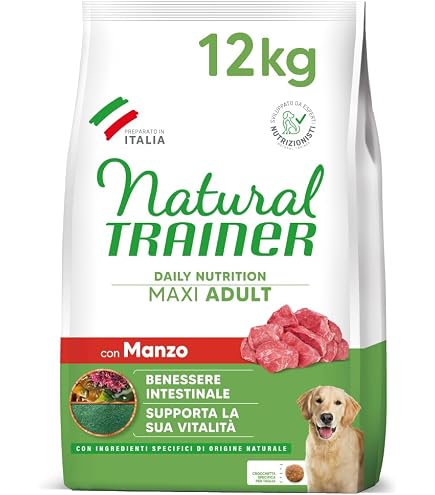 Trainer Natural Canine Medium Huhn Hundefutter, 12 Kg | Ohne Künstliche Zusätze, Für Sensible Mägen