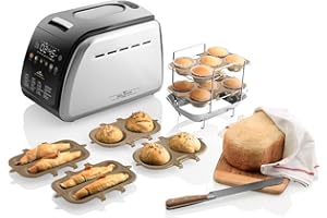 ‎ETA ETA Brotbackautomat Delicca II Max I Bis zu 1.5Kg Brotgewicht I 2 Knethaken I Vollautomatisch I 16 Programme I 850W I Brotbackmaschine