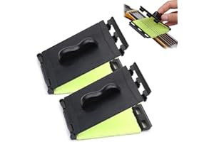 EIH1 2 Pcs Nettoyeur de Cordes Pour Guitare Nettoyeur pour Instruments à Corde Guitare Outil de Nettoyage Corde Manche de Guitare Fabriqué pour Nettoyer Cordes pour Guitare/Basse/Ukulélé