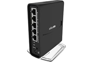 MIKROTIK Punti di accesso wireless Micro RBD52G-5HACD2HND-TC per Hap AC2 (100, -96, -94, -80, -78, -75-73, -70, USB Tipo A, 2.5 DBI, 12-30 V, 15 W, Tabella ), nero