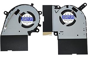 JISHIYUFS Nouveau CPU+GPU Ventilateur de Refroidissement pour ASUS ROG Strix G731 G731G G731GW G17 G712 G712LU G712LV G712LW G712LWS G532L G712L G732LW FMMT DFSDK22105182L FMMU DFSCK22115181L 12V 1A