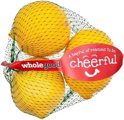 Wholegood Organic Lemons 3 per pack