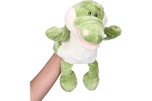 Yiyilai Animaux Marionnette à Main en Velours Jouet Mignon pour Enfant Bébé Crocodile