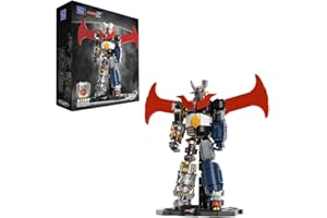 PAN TASY Set de Construcción Robot Mech Mazinger Z de 38 cm, Modelo Clásico de Anime Altamente Detallado, Articulaciones Móviles, Armadura Desmontable, Modos de Combate Transformables