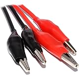 kenable Insulated Crocodile Clips Multimeter Test Lead Set 0.5m [0.5 metres]