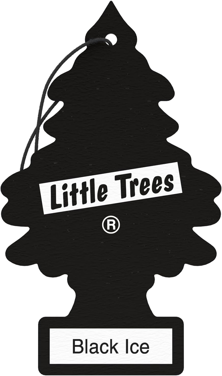 Little Trees Air Freshener Tree MTR0004 Black Ice Fragrance For Car Home Boat Caravan - Single Pack