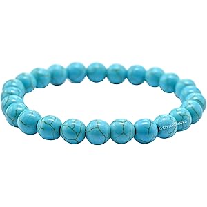 Crystal Heaven Certified Crystal Bracelet for Women Men with Healing Crystal and Reiki Stone - Original Authentic Elastic Beaded Bracelet for Money, Success & Positive Energy