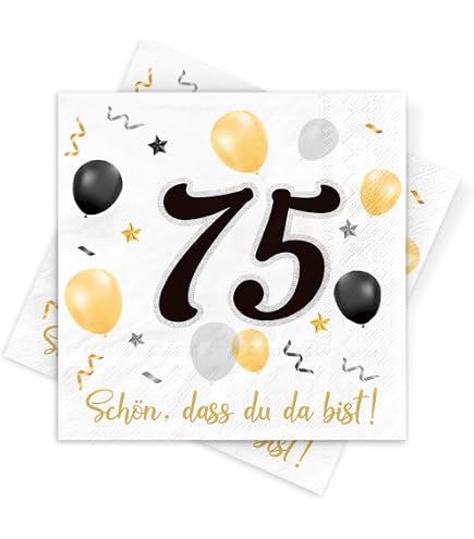 Targa Plastica "Grazie! 75 Anni" - 30x20 Cm, Regalo Divertente Per 75° Compleanno