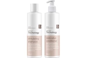 Hair Growth Shampoo and Conditioner (250ml x 2) - Hair Loss Treament for Women With Thinning Hair Due to Menopause, Stress - Clinically Proven Hair Thickening Products for Women by Stemgro Trichology