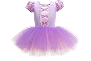 MYRISAM Princess Leotards for Girls Ballet Dance Tutu Skirted Ballerina Dress Birthday Fancy Party Carnival Halloween Costumes