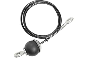 JOZMMZEOOA Cavi Carrucola Palestra,2 M Attrezzi Cavi Palestra Attrezzi Carrucola Sollevamento Palestra Multifunzione Cavo Pulley Corda Tricipiti con Palla Pesi Occhielli,per Palestre Multifunzionali