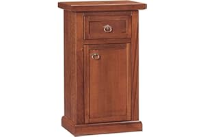 Milani Home s.r.l.s. Mobile Portatelefono in Legno Massello 46x31x76