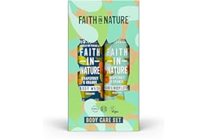 Faith In Nature Set Regalo Naturale al Pompelmo & Arancia, Vegano e Non Testato su Animali, Senza SLS e Parabeni, 2 x 400ml