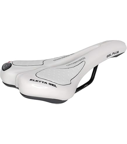 Selle Montegrappa Liberty Blanche – 278x134mm, 285g, Trou Anti-prostate, Pour VTT Et Vélo De Route