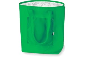 PromotionGift Återanvändbar hopfällbar kylväska, shoppingväska, lätt hållbar strandväska med aluminiumfoder för perfekt kylfunktion - 25 l