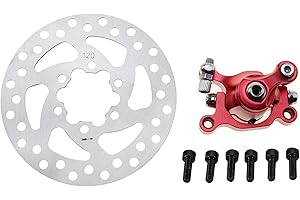 GOOFIT étrier de Frein 120mm Frein à Rotor à Disque Avant arrière Remplacement pour MBX10 MBX11 Mini Dirt Bike 47cc 49ccm vélo de Poche Scooter Go-Kart