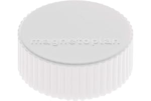 magnetoplan® Magnet Discofix magnum, Ø: 34 mm, Haftkraft: 2.000 g, weiß (10 Stück), Sie erhalten 1 Packung á 10 Stück