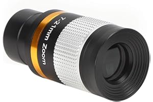OUMIJ Oculare Zoom 7-21mm - Oculare di Alta qualità con Rivestimento Multistrato Completo per Telescopio Astronomico da 1,25 Pollici / 31,7 mm - per Osservare Luna/Pianeti/Nebulose/Ammassi Stellari