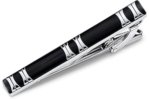 Gleamart Silver Tie Clip for Men Business Necktie Pinch Clip Personalised Tie Bar