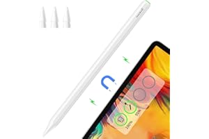 GOOJODOQ 13th GD13 Lápiz óptico con Carga inalambrica & Rechazo e inclinación de la Palma - Compatible con iPad Pro 12.9(3/4/5/6),iPad Pro 11(1/2/3/4),iPad Air5/4th,iPad Mini 6th