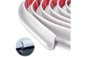 J-Shape Regnbåge med dragkedja, 5 m, självhäftande kantskyddsprofil, PVC-kantsskydd för lastbilar, husvagnar, båtar, bilar, skåpbilar, dörrar