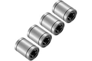 Kozelo 4pcs LM20UU Linear Ball Bearings, [20mm x 32mm x 42mm] Steel Linear Motion Bearing for CNC Machines Packaging Equipment 3D Printers Use
