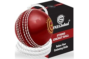 ONEGlobal Incrediball Soft String Cricket Ball | Outdoor and Indoor Soft Hanging Cricket Ball For Practice | For Footwork, Timing and Solo Training