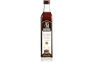 Andrea Milano, Aceto di Jerez DOP, Condimento Perfetto per Vinaigrette, Riduzioni, Salamoie, Condimenti per Insalate e Zuppe Fredde, Consigliato per Marinature e Crostacei, Acidità 7%, 500 ml