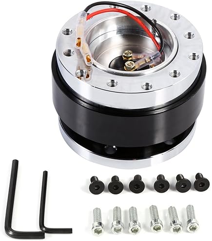 Acclcors Lenkrad Schnellspanner, Universal 6-Loch Snap Off Boss