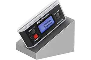 GAIN EXPRESS Digitaler Winkelmesser Winkelsucher Ebene Protractor Inclinometer Magnetic V-Groove 0~360 Grad mit Hintergrundbeleuchtung