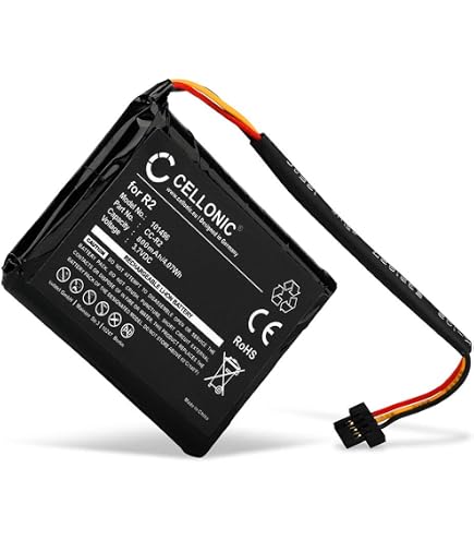 Batteria per navigatore GPS TOMTOM tipo VF6S, 3,7 V, Li-Ion